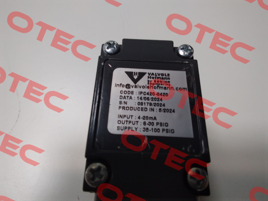 IPC420-0420 Valvole Hofmann