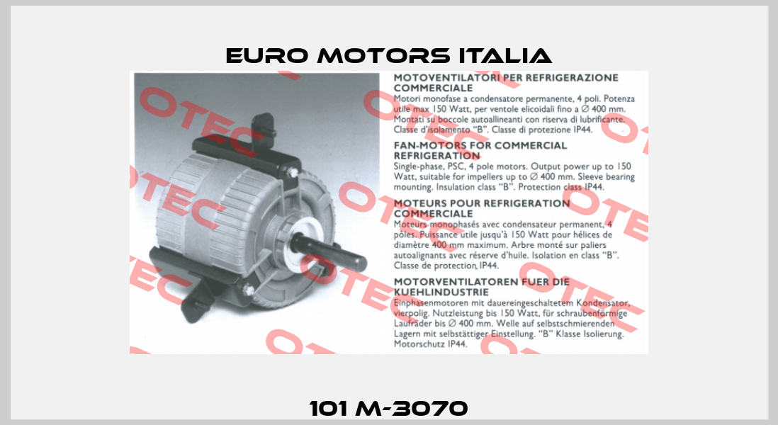 101 M-3070 Euro Motors Italia