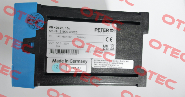 VB400-25  15s  /2190040025 Peter Electronic