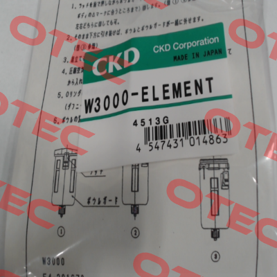 W3000-ELEMENT Ckd
