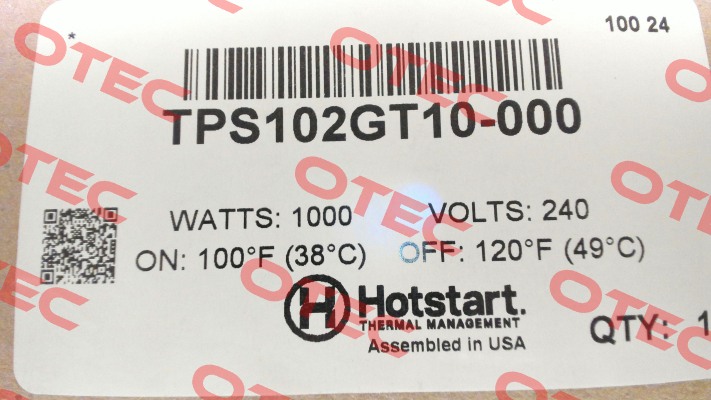 TPS102GT10-000 Hotstart
