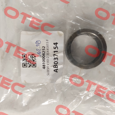 Sleeve old  code 4810004259/ new code 481004252 Varisco pumps