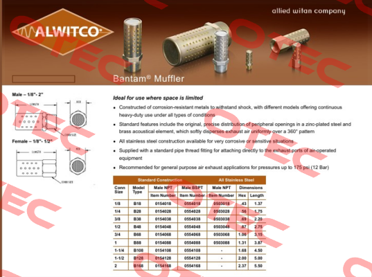 type:B38 number:0554028 Alwitco