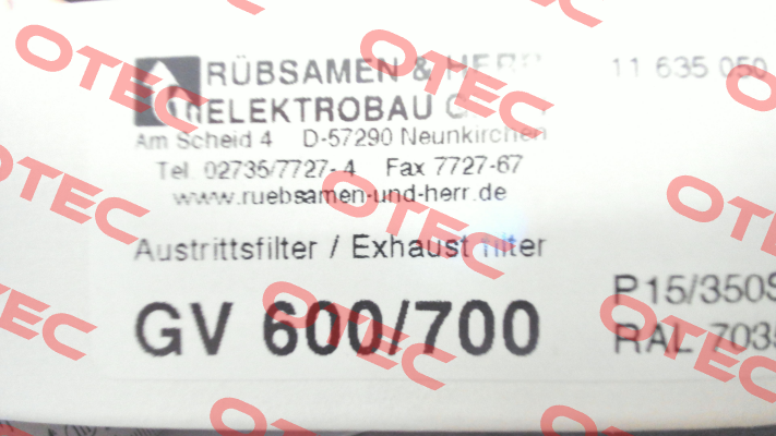 GV 600/700 Rübsamen & Herr