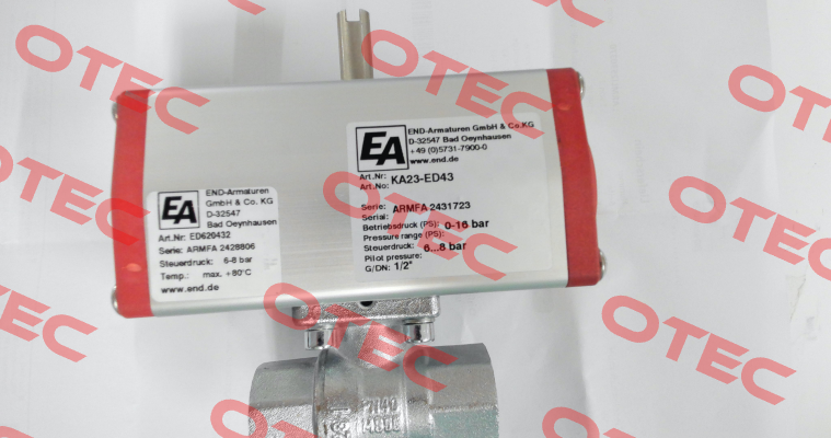 KA23-ED43 End Armaturen