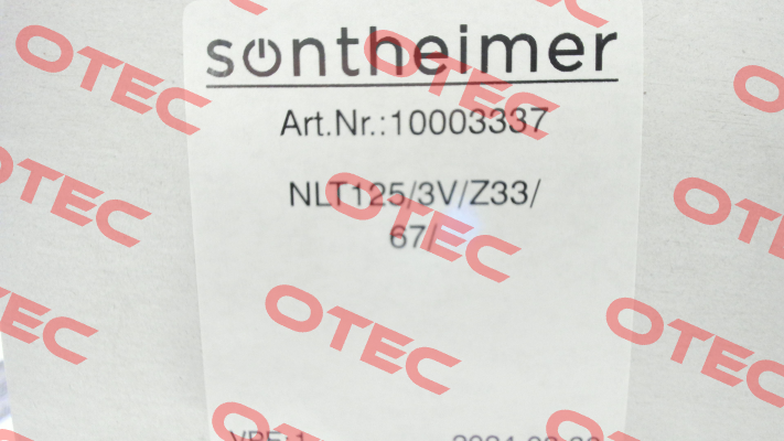NLT125/3V/Z33/67 Sontheimer