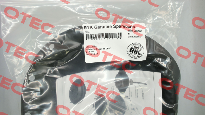 sparepart for 17082089/010 PV6311 DN40 PN40 + ST6160.A6 RTK Regeltechnik