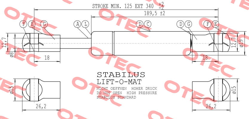 101851/450N Stabilus