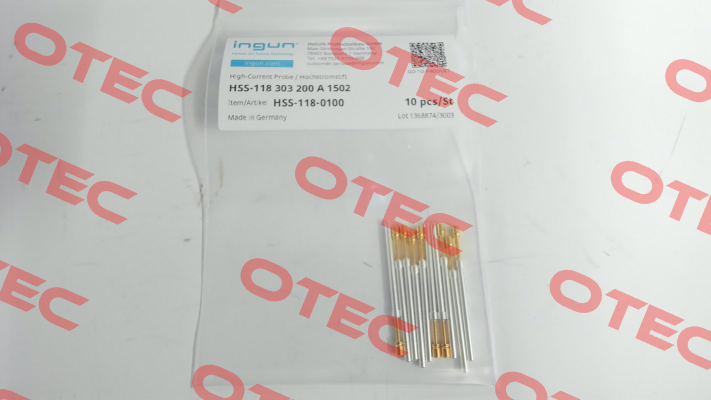 HSS-118 303 200 A 1502 Ingun