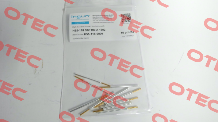 HSS-118 302 100 A 1502 Ingun