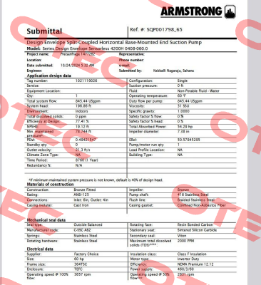 4200H 0408- 060.0 Armstrong