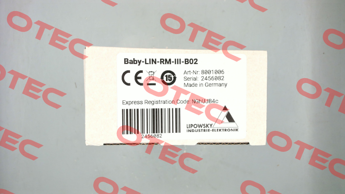8001006 Baby-LIN-RM-III-B02 Lipowsky