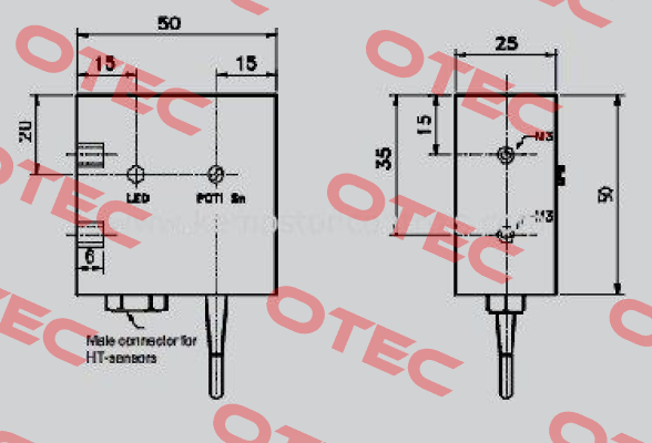 P/N: 550500 Type: ISA-10-BB-S-50x50x25-PA-Z02/Y22-1 Rechner