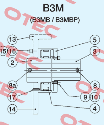 Coupling Tire For B3M/B3MBP  Transfluid