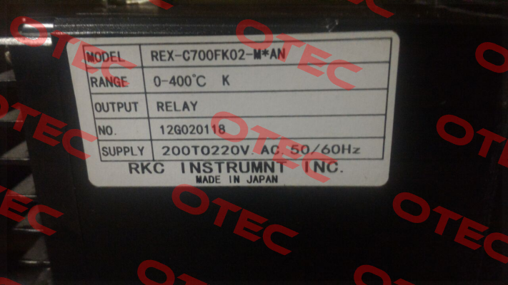 REX-C700FK02-M*AN  Rkc Instruments