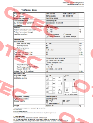 WSR-D24116-S / 22000063410 Voith