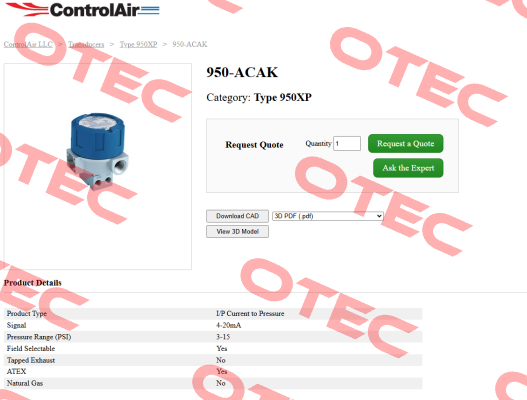 950-ACAK ControlAir