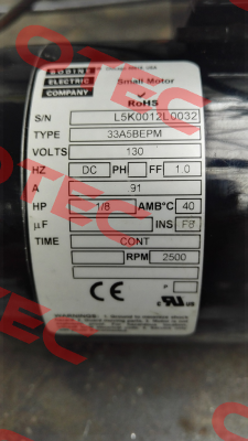 L5K0012L0032  OEM!!  BODINE ELECTRIC