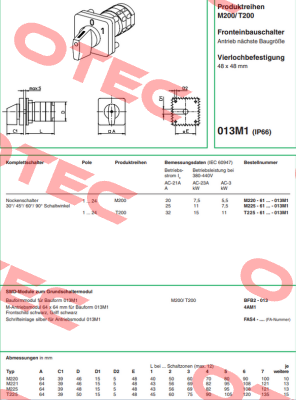 M220-61325D-013M1 Salzer