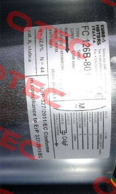 FC 126B-801 Euro Motors Italia
