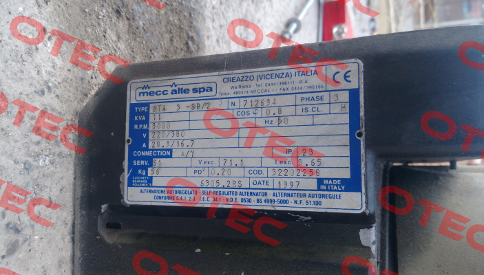 Collector For BTA 3-SB/2 N. 712694  Mecc Alte