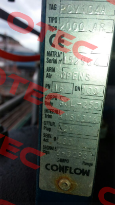 2000AR replacement PCV-104-A CONFLOW