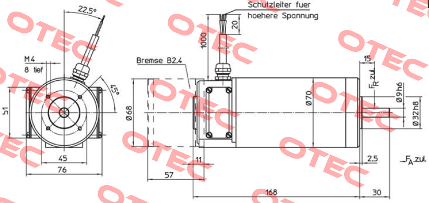 70010511 (S) Type GNM4175A  Engel Motor