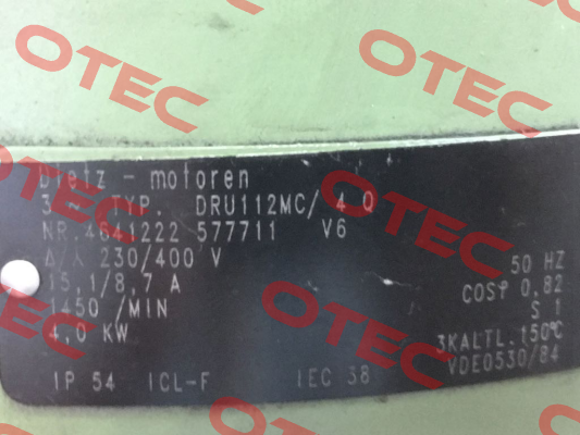 DRU112MC/4 Q obsolete, replacement R00-166057-IE2  Dietz-Motoren