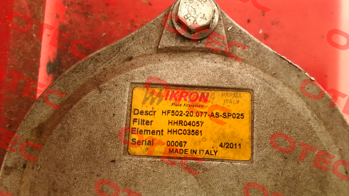 HEK02-20.077-AS-SP025-VM-B17-B-75l/min.  Ikron