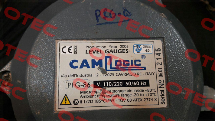 PFG-86 V.110/220 50/60Hz Camlogic