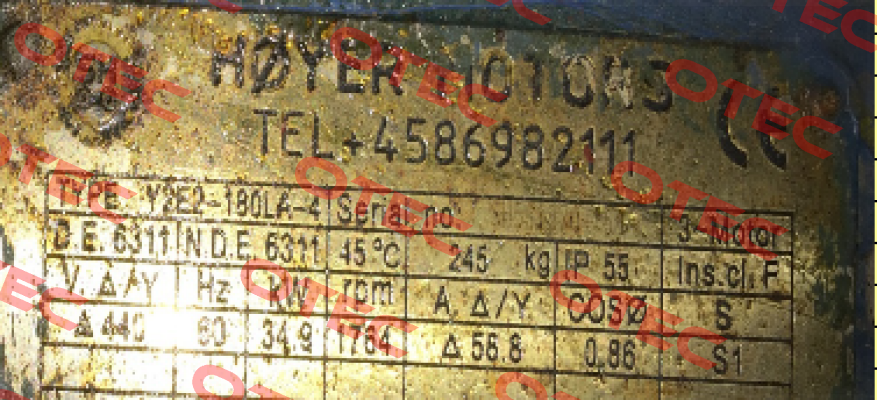 Y2E2 180LA-4 Hoyer Motors