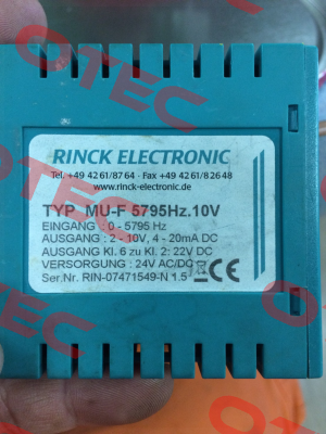 MU-F-INI  Rinck Electronic