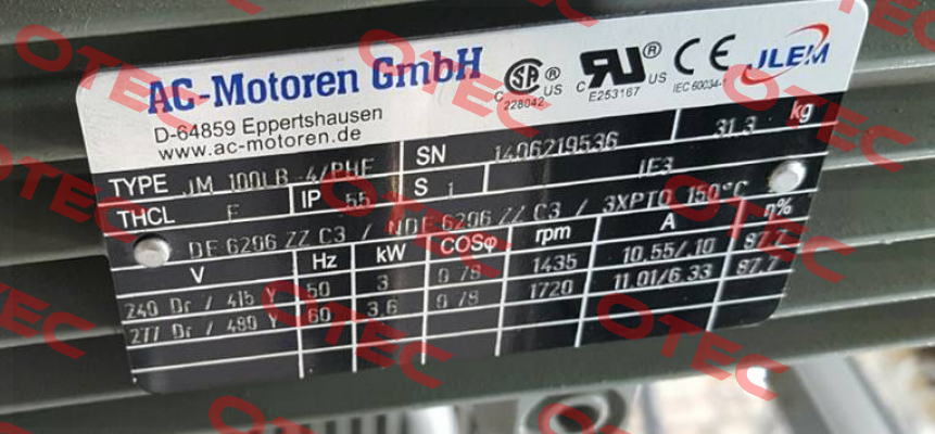 FCA 100 LB-4/ PHE AC Motoren