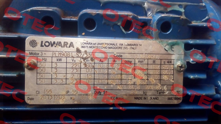 PLM90B14S2/33 IE3 Lowara