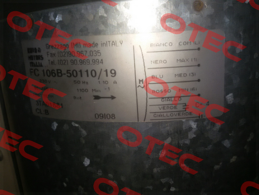 FC106B.50110/19 Euro Motors Italia