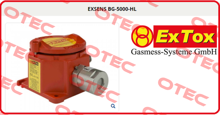EXSENS BG-5000-HL  ExTox Gasmess-Systeme