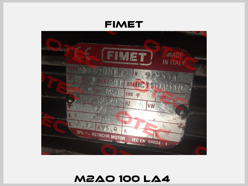 M2AO 100 la4  Fimet