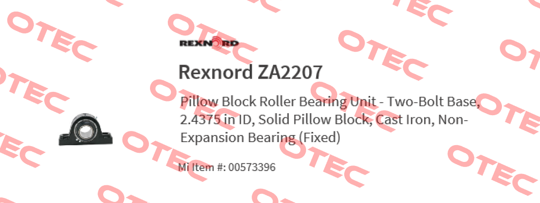 ZA 2207 Rexnord