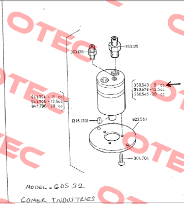 GDS32C1F20  Comer Industries