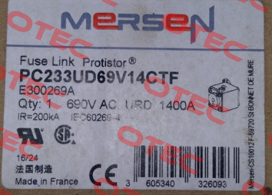 E300269A / PC233UD69V14CTF Mersen