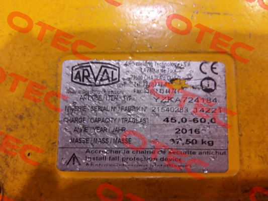 YZKA724184  ARVAL