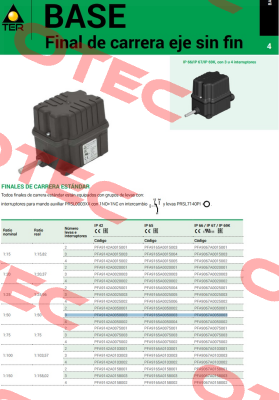 PFA9067A0050003 Ter Tecno Elettrica Ravasi