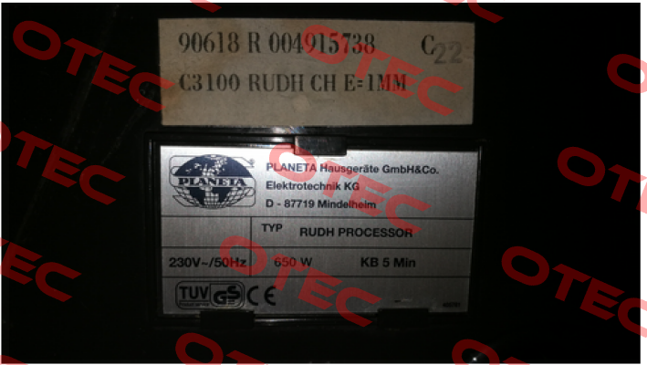 condenser for RUDH 90618 R 004915738  Aerovox