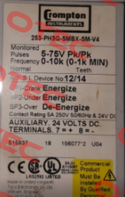 253-PH3G-SMBX-SM V4 CROMPTON INSTRUMENTS (TE Connectivity)