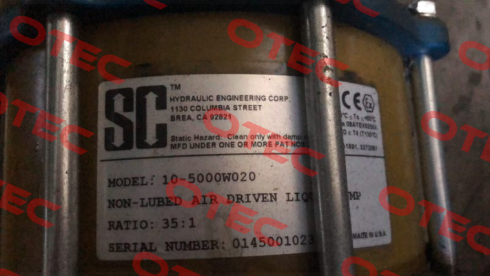 10-5000W020 SC Hydraulic