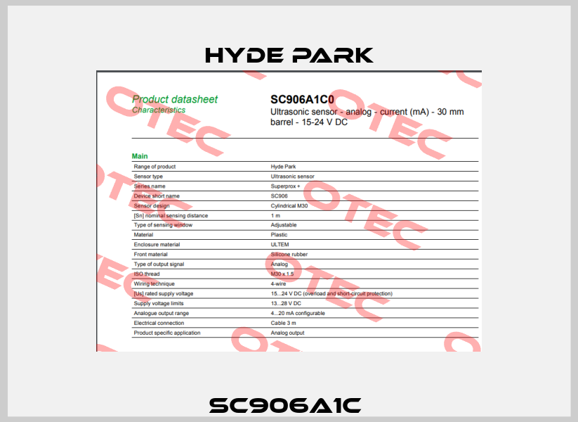 SC906A1C  Hyde Park