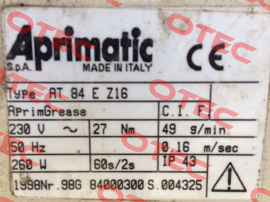 AT84 Aprimatic