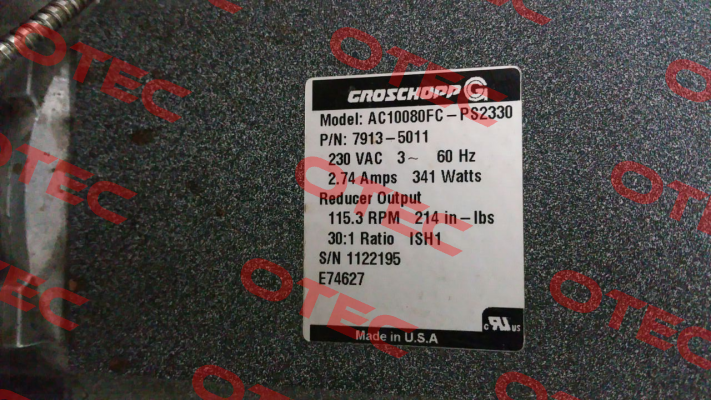 7913-5011 OEM  Groschopp