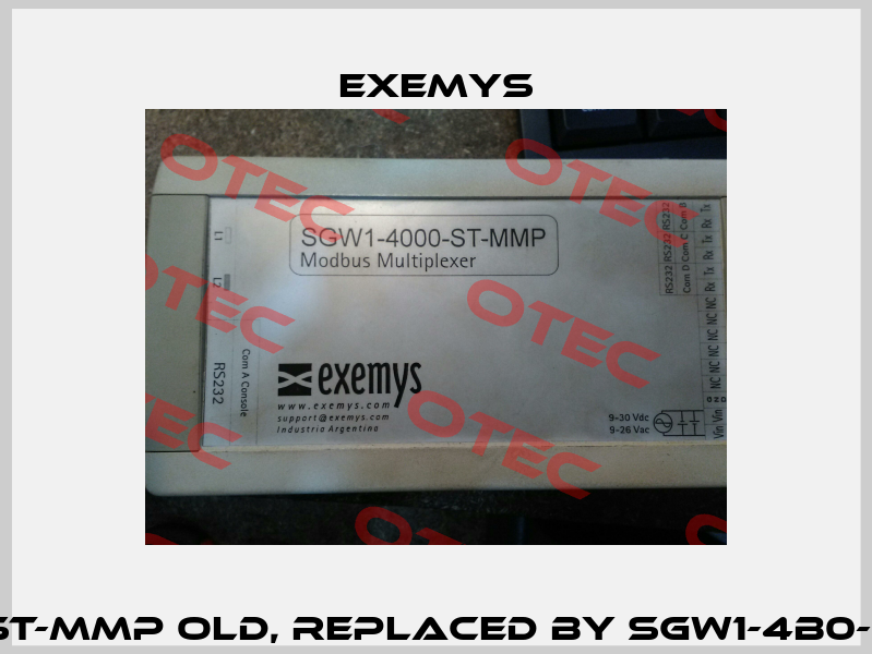 SGW1-4000-ST-MMP OLD, REPLACED BY SGW1-4B0-00-IA3-MMP  EXEMYS