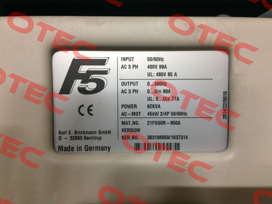 21F5GOR-950A  LAIPPLE KEB